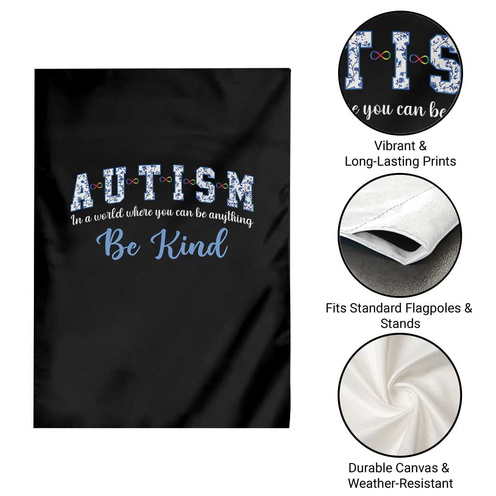 Autism Awareness Garden Flag Neurodivergent Pride Infinity Symbol Support TS14 Print Your Wear