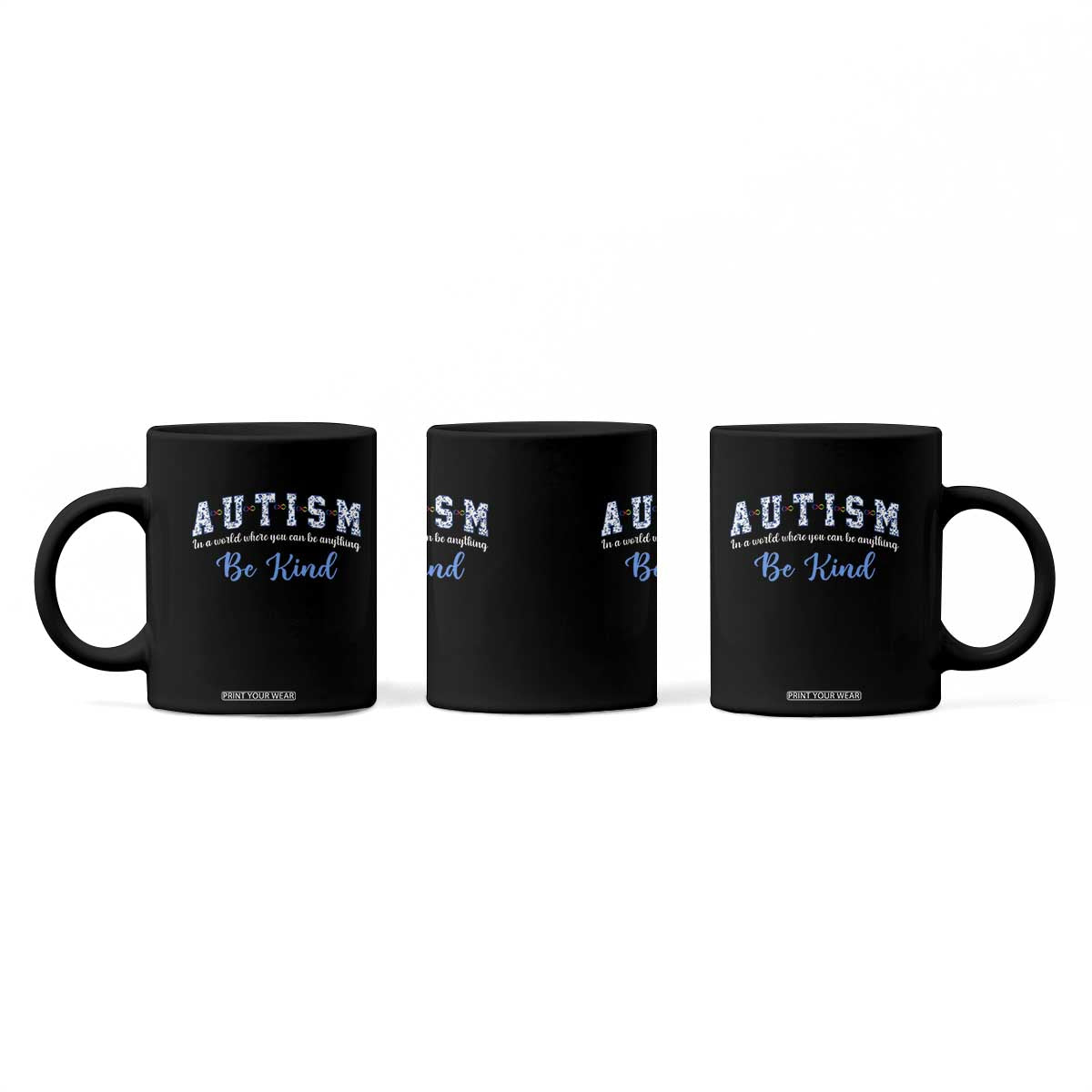 Autism Awareness Coffee Mug Neurodivergent Pride Infinity Symbol Support TS14 Print Your Wear