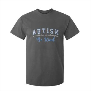 Autism Awareness T Shirt For Kid Neurodivergent Pride Infinity Symbol Support TS14 Dark Heather Print Your Wear