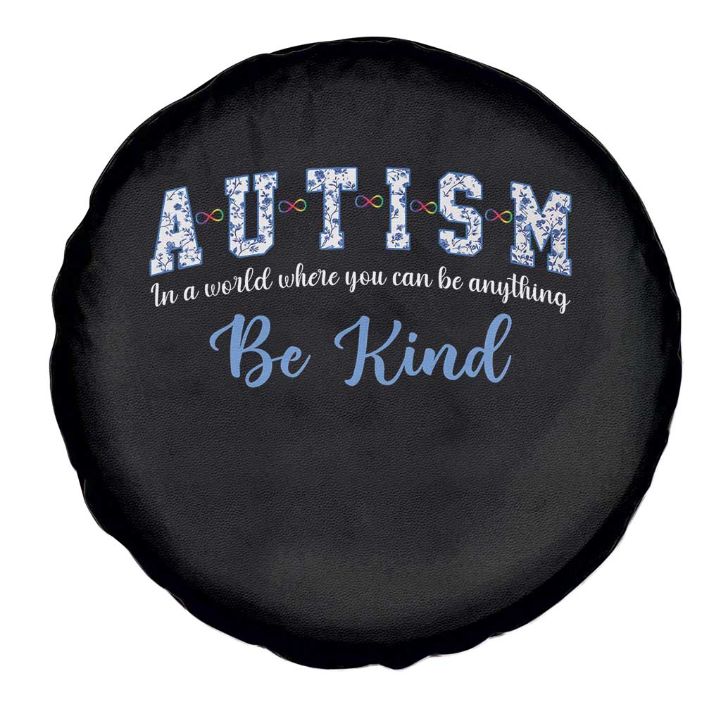 Autism Awareness Spare Tire Cover Neurodivergent Pride Infinity Symbol Support TS14 Print Your Wear