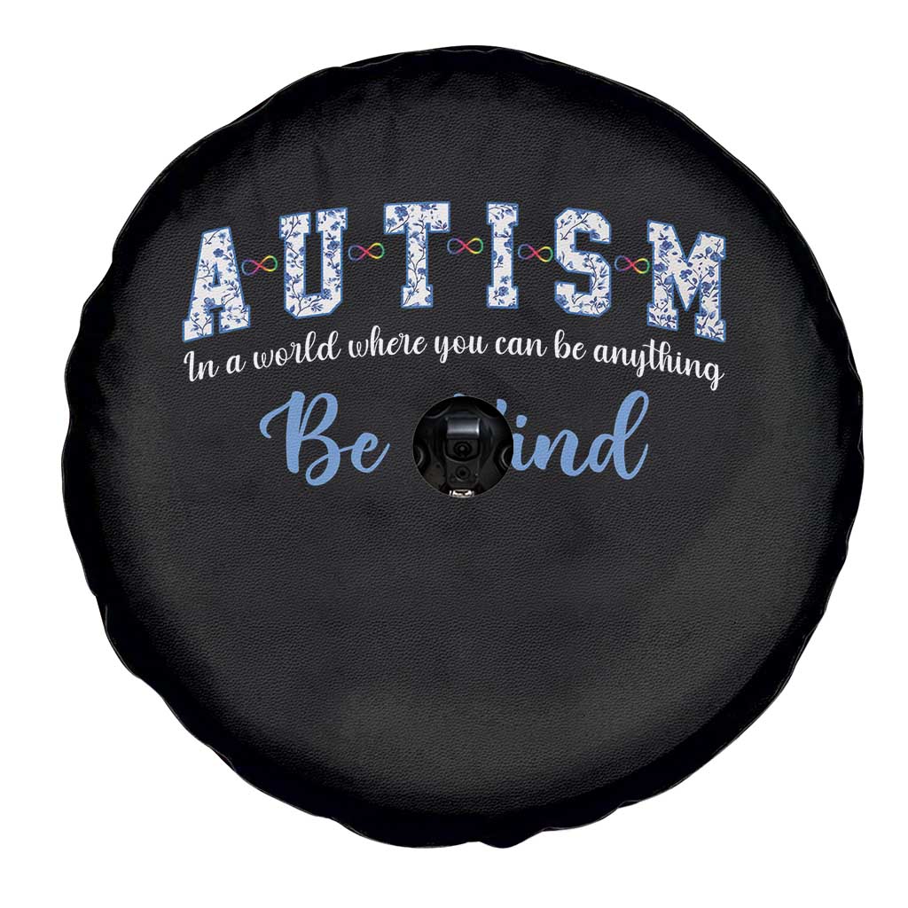 Autism Awareness Spare Tire Cover Neurodivergent Pride Infinity Symbol Support TS14 Print Your Wear