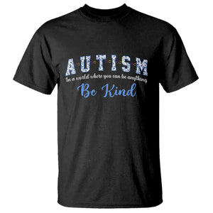 Autism Awareness T Shirt Neurodivergent Pride Infinity Symbol Support TS14 Black Print Your Wear