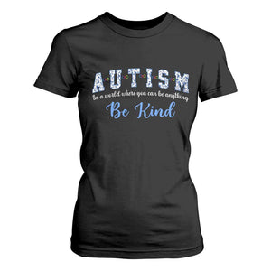 Autism Awareness T Shirt For Women Neurodivergent Pride Infinity Symbol Support TS14 Black Print Your Wear