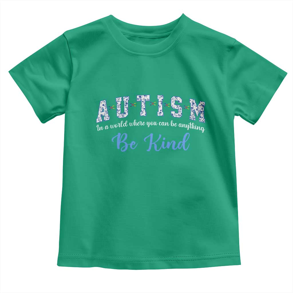Autism Awareness Toddler T Shirt Neurodivergent Pride Infinity Symbol Support TS14 Irish Green Print Your Wear