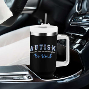 Autism Awareness Tumbler With Handle Neurodivergent Pride Infinity Symbol Support TS14 Print Your Wear