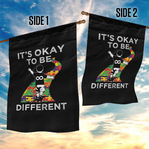 Autism Acceptance Garden Flag It's Okay To Be Different TS14 Print Your Wear