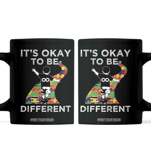 Autism Acceptance Coffee Mug It's Okay To Be Different TS14 Black Print Your Wear
