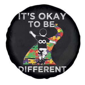 Autism Acceptance Spare Tire Cover It's Okay To Be Different TS14 Print Your Wear