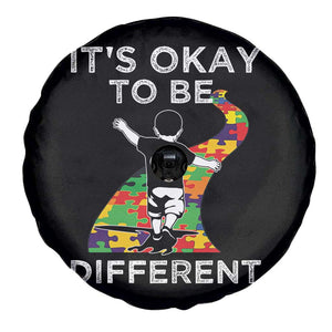 Autism Acceptance Spare Tire Cover It's Okay To Be Different TS14 Print Your Wear