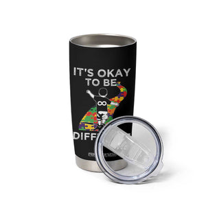Autism Acceptance Tumbler Cup It's Okay To Be Different TS14 Print Your Wear