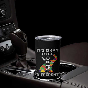 Autism Acceptance Tumbler Cup It's Okay To Be Different TS14 Print Your Wear