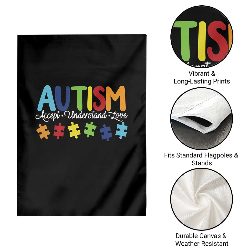 Autism Acceptance Garden Flag Accept Understand Love Special Education Teacher Gift TS14 Print Your Wear