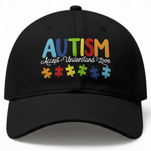 Autism Acceptance Baseball Cap Accept Understand Love Special Education Teacher Gift TS14 Print Your Wear