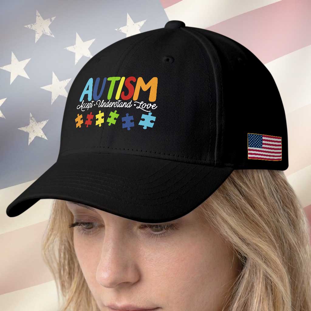 Autism Acceptance Baseball Cap Accept Understand Love Special Education Teacher Gift TS14 Print Your Wear
