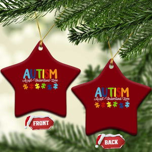 Autism Acceptance Ceramic Ornament Accept Understand Love Special Education Teacher Gift TS14 Print Your Wear