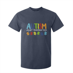 Autism Acceptance T Shirt For Kid Accept Understand Love Special Education Teacher Gift TS14 Navy Print Your Wear