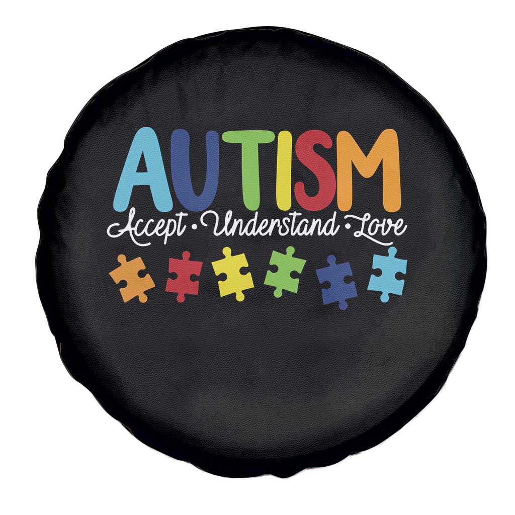 Autism Acceptance Spare Tire Cover Accept Understand Love Special Education Teacher Gift TS14 Print Your Wear