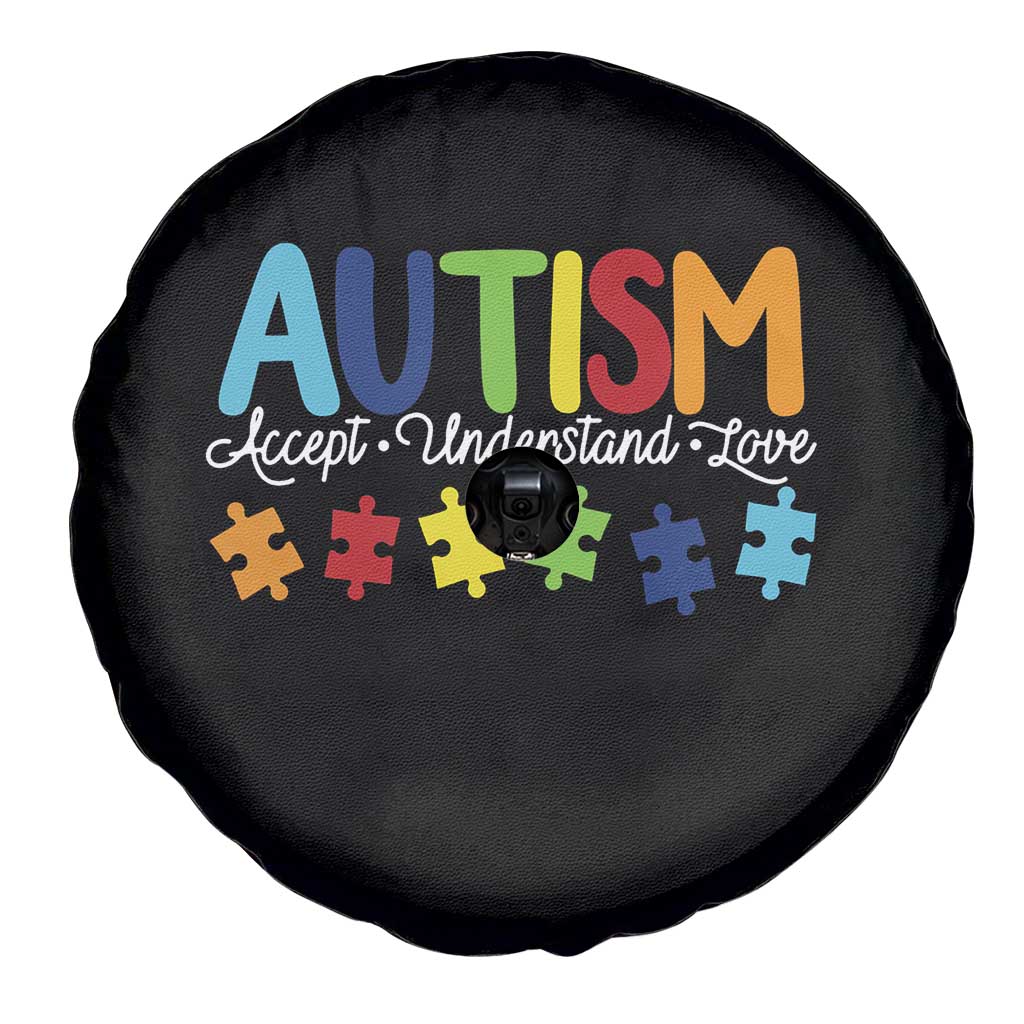 Autism Acceptance Spare Tire Cover Accept Understand Love Special Education Teacher Gift TS14 Print Your Wear