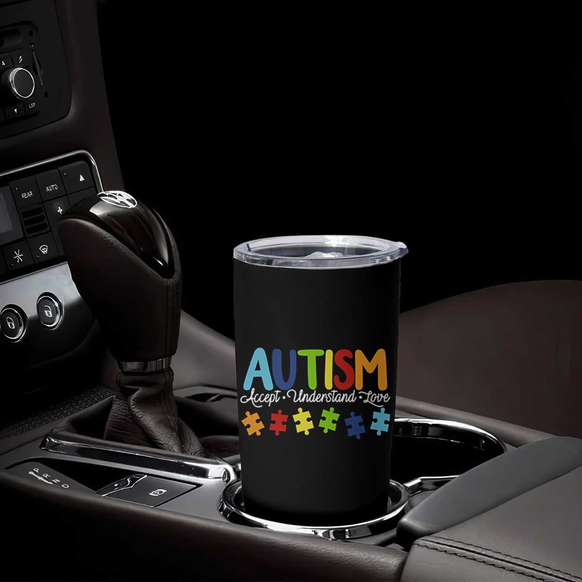 Autism Acceptance Tumbler Cup Accept Understand Love Special Education Teacher Gift TS14 Print Your Wear