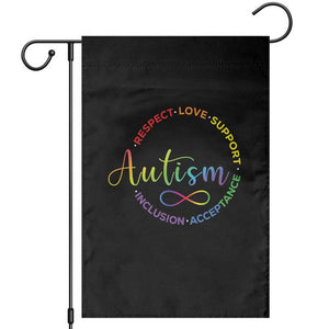 Autism Acceptance Garden Flag Respect Love Support Autism Awareness Month TS14 Black Print Your Wear