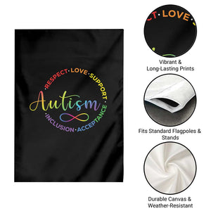 Autism Acceptance Garden Flag Respect Love Support Autism Awareness Month TS14 Print Your Wear