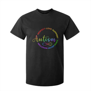 Autism Acceptance T Shirt For Kid Respect Love Support Autism Awareness Month TS14 Black Print Your Wear