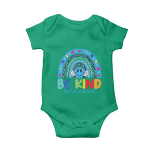 Autism Acceptance Baby Onesie Rainbow in April We Wear Blue Ribbon Autism TS14 Irish Green Print Your Wear