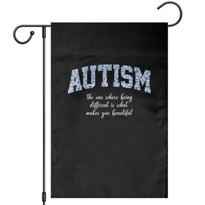 Autism Acceptance Garden Flag Autistic Acceptance Inspirational TS14 Black Print Your Wear