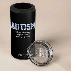 Autism Acceptance 4 in 1 Can Cooler Tumbler Autistic Acceptance Inspirational TS14 Print Your Wear