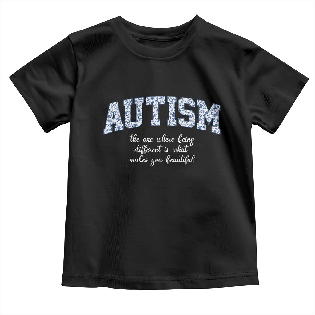 Autism Acceptance Toddler T Shirt Autistic Acceptance Inspirational TS14 Black Print Your Wear