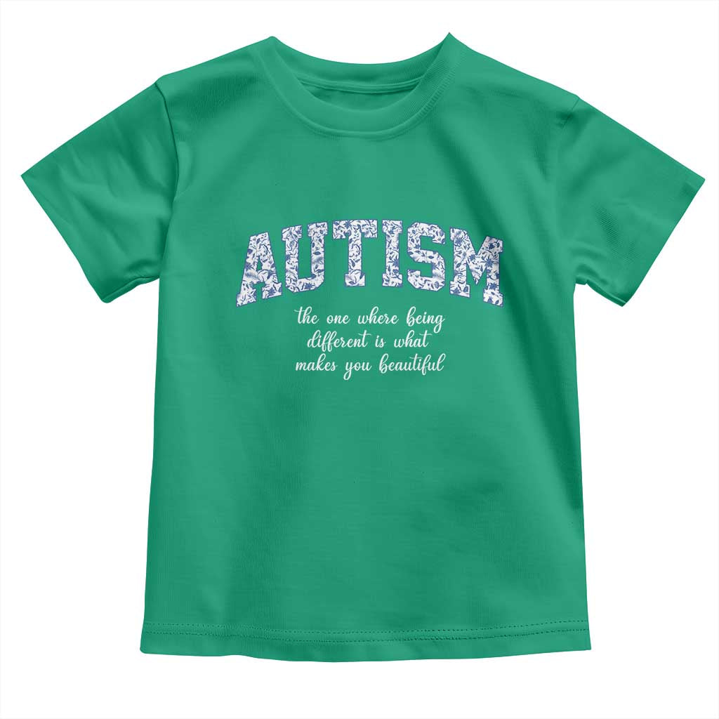 Autism Acceptance Toddler T Shirt Autistic Acceptance Inspirational TS14 Irish Green Print Your Wear