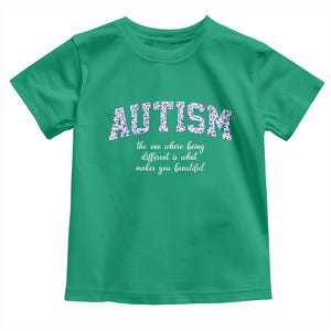 Autism Acceptance Toddler T Shirt Autistic Acceptance Inspirational TS14 Irish Green Print Your Wear