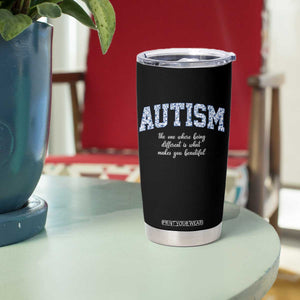 Autism Acceptance Tumbler Cup Autistic Acceptance Inspirational TS14 Print Your Wear