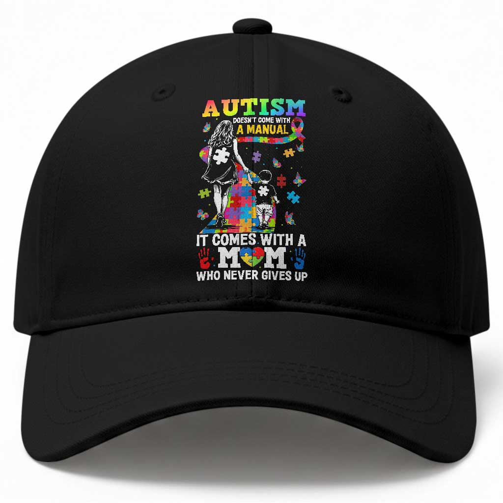 Autism Acceptance Baseball Cap Doesn't Come with a Manual Autism Mom TS14 Print Your Wear