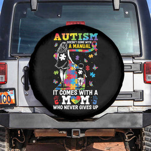 Autism Acceptance Spare Tire Cover Doesn't Come with a Manual Autism Mom TS14 No hole Black Print Your Wear