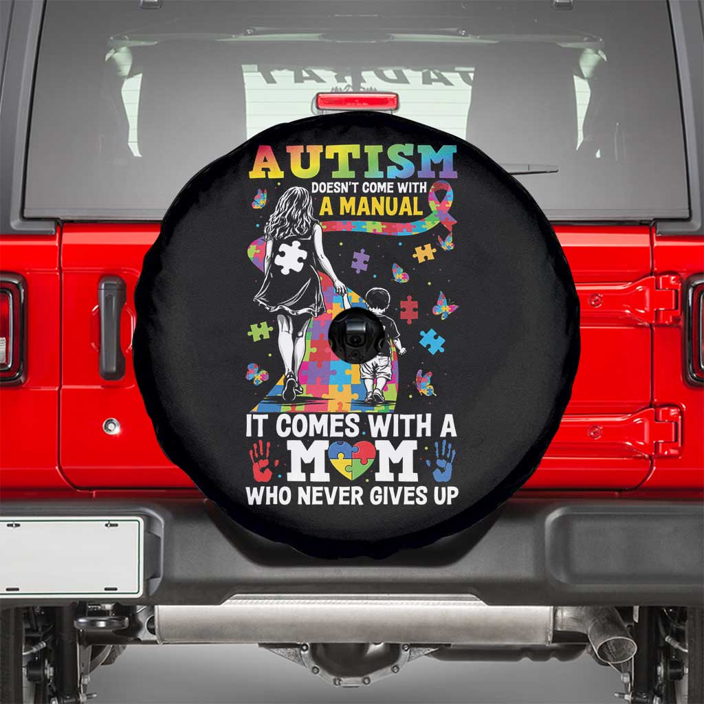 Autism Acceptance Spare Tire Cover Doesn't Come with a Manual Autism Mom TS14 Black Print Your Wear