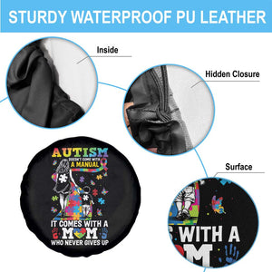 Autism Acceptance Spare Tire Cover Doesn't Come with a Manual Autism Mom TS14 Print Your Wear