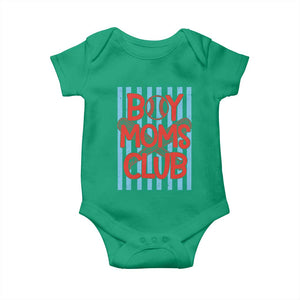 Boy Moms Club Baby Onesie Funny Motherhood Baseball Gift For Mom TS14 Irish Green Print Your Wear