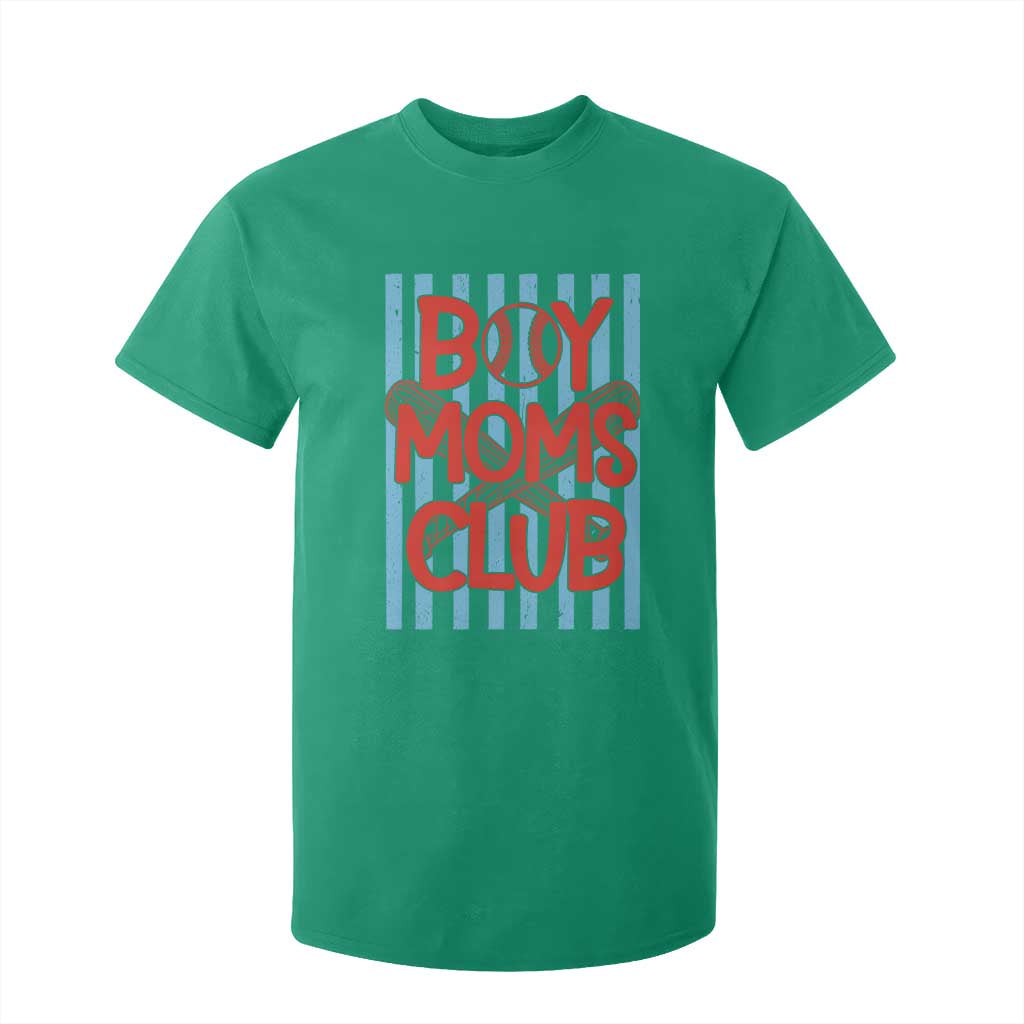 Boy Moms Club T Shirt For Kid Funny Motherhood Baseball Gift For Mom TS14 Irish Green Print Your Wear