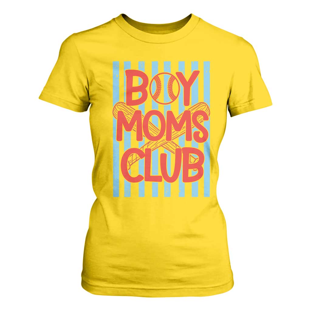 Boy Moms Club T Shirt For Women Funny Motherhood Baseball Gift For Mom TS14 Daisy Print Your Wear