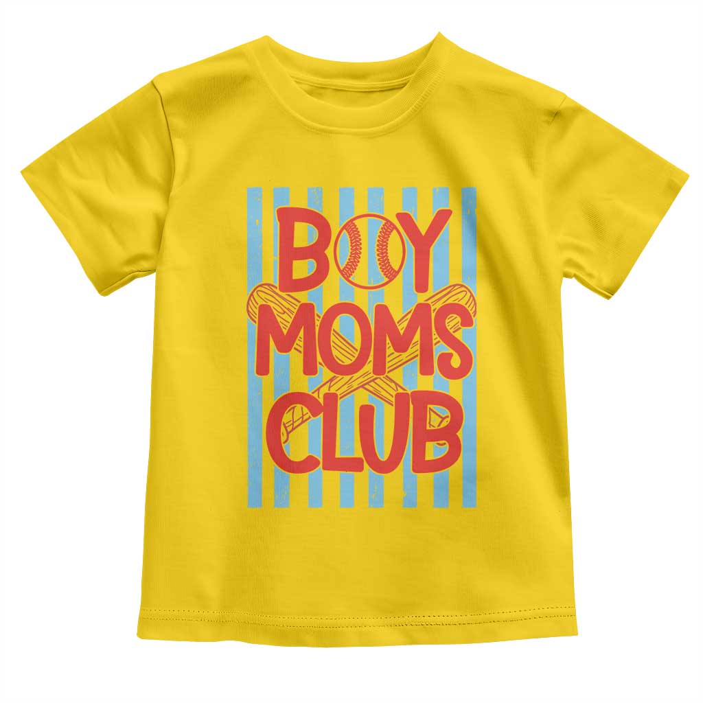 Boy Moms Club Toddler T Shirt Funny Motherhood Baseball Gift For Mom TS14 Daisy Print Your Wear