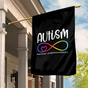 Autism Acceptance Garden Flag Neurodivergent Support Infinity Symbol TS14 Print Your Wear