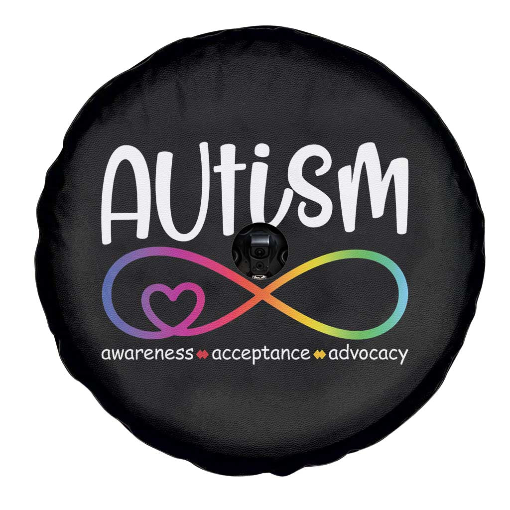 Autism Acceptance Spare Tire Cover Neurodivergent Support Infinity Symbol TS14 Print Your Wear