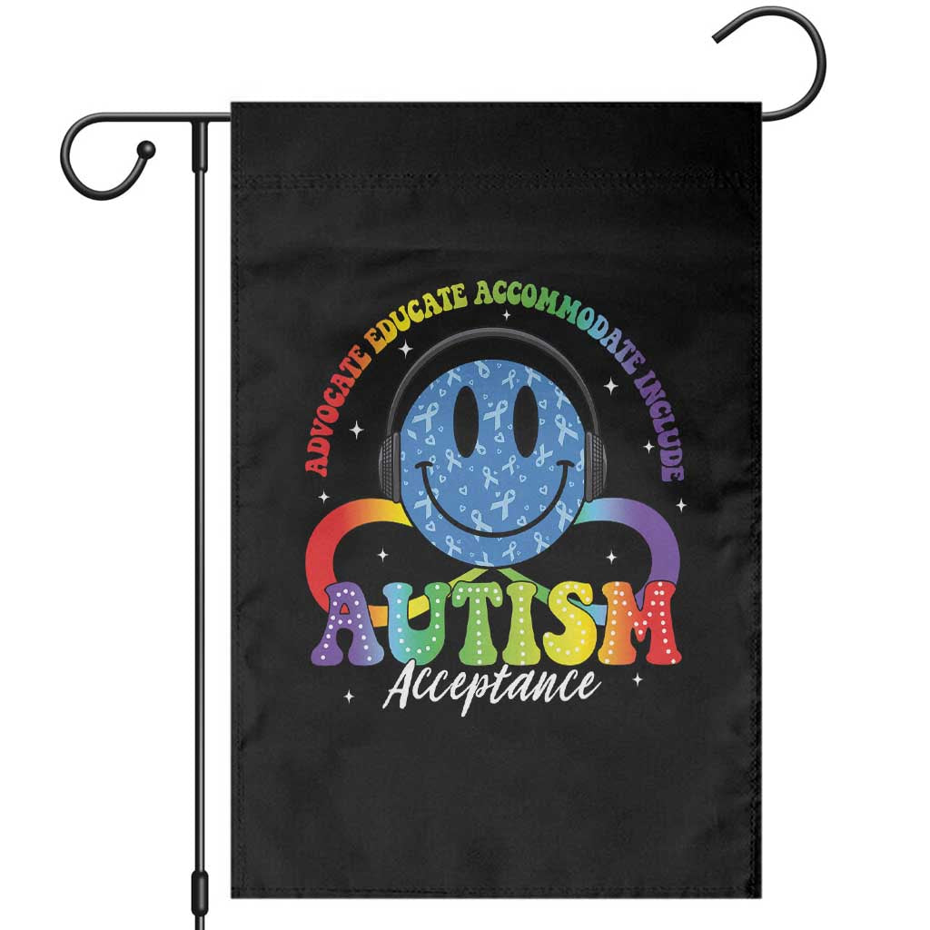 Autism Acceptance Garden Flag Acceptance Special Education Teacher Kids TS14 Black Print Your Wear