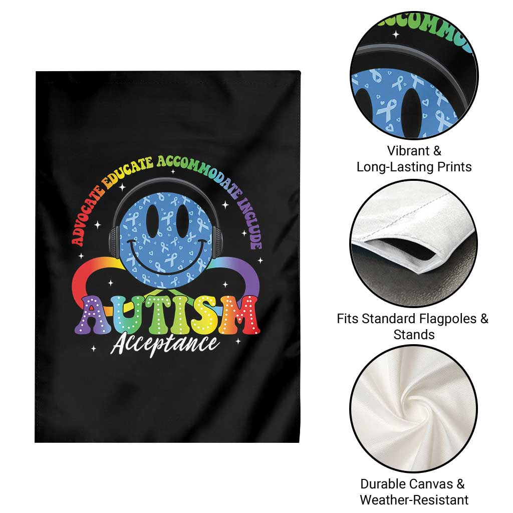 Autism Acceptance Garden Flag Acceptance Special Education Teacher Kids TS14 Print Your Wear