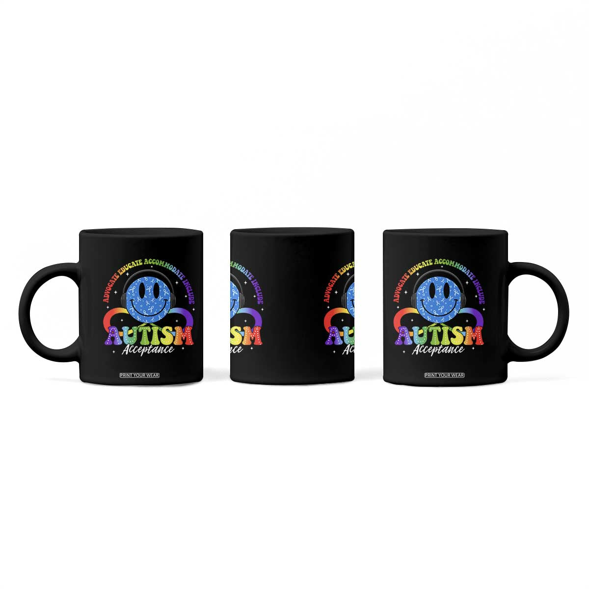 Autism Acceptance Coffee Mug Acceptance Special Education Teacher Kids TS14 Print Your Wear