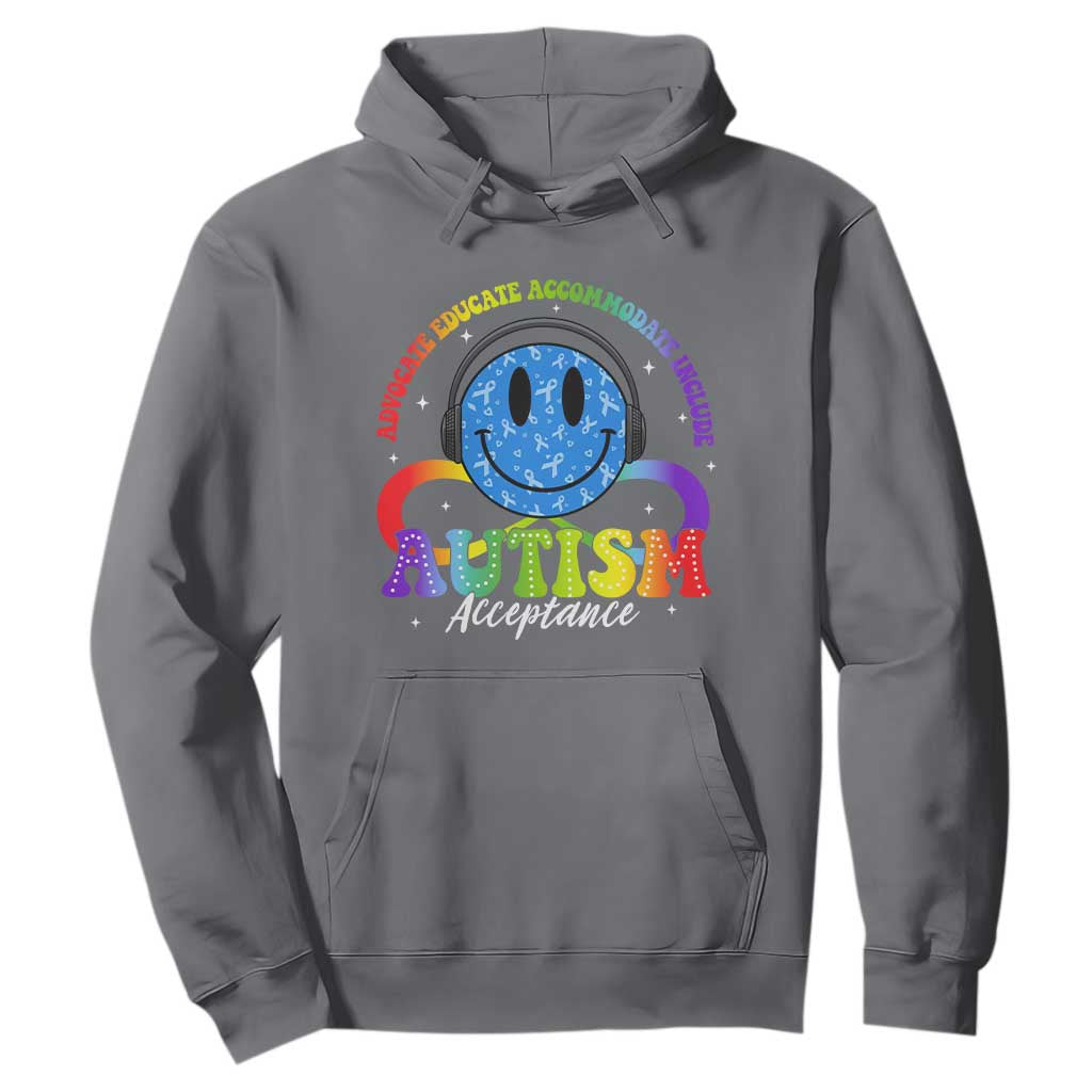 Autism Acceptance Hoodie - Special Education Teacher Kids Neurodiversity Awareness Pullover TS14 Charcoal Print Your Wear