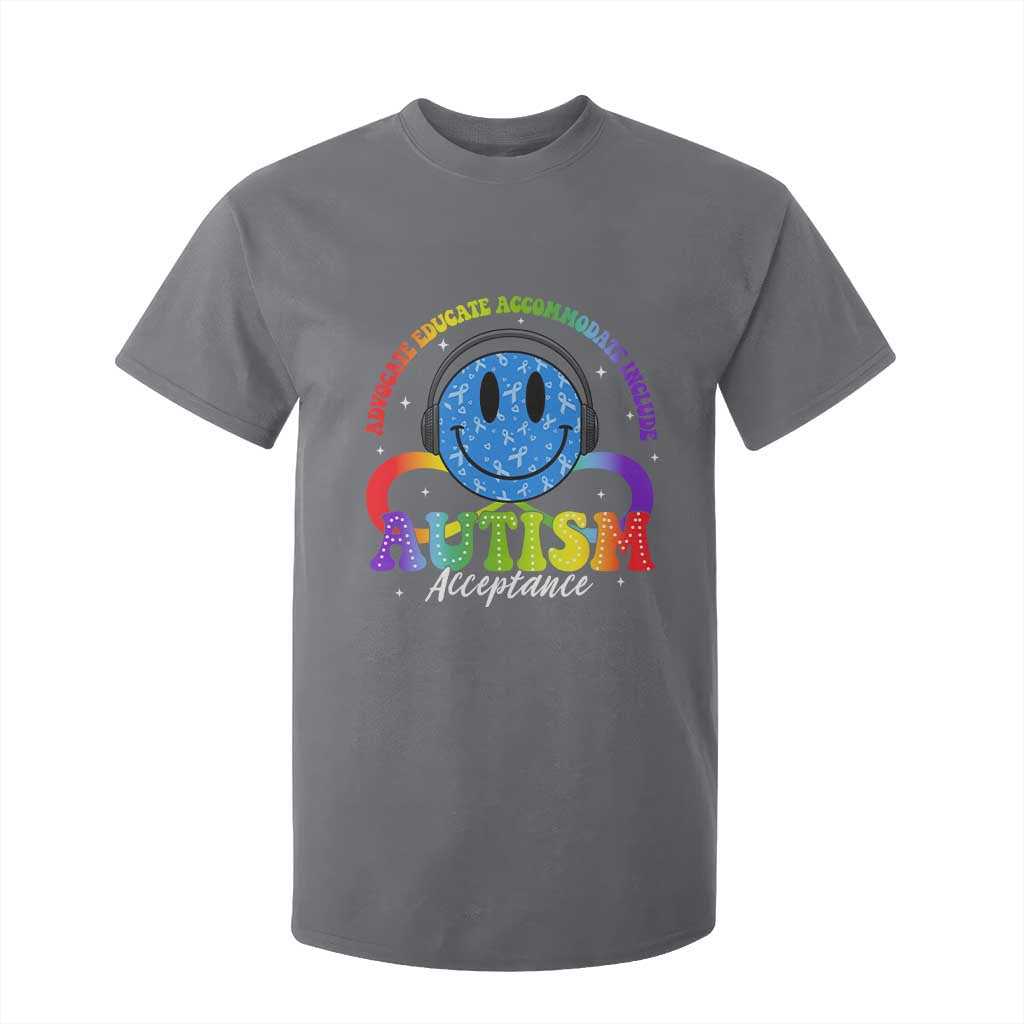 Autism Acceptance T Shirt For Kid - Special Education Teacher Kids Neurodiversity Awareness TS14 Charcoal Print Your Wear
