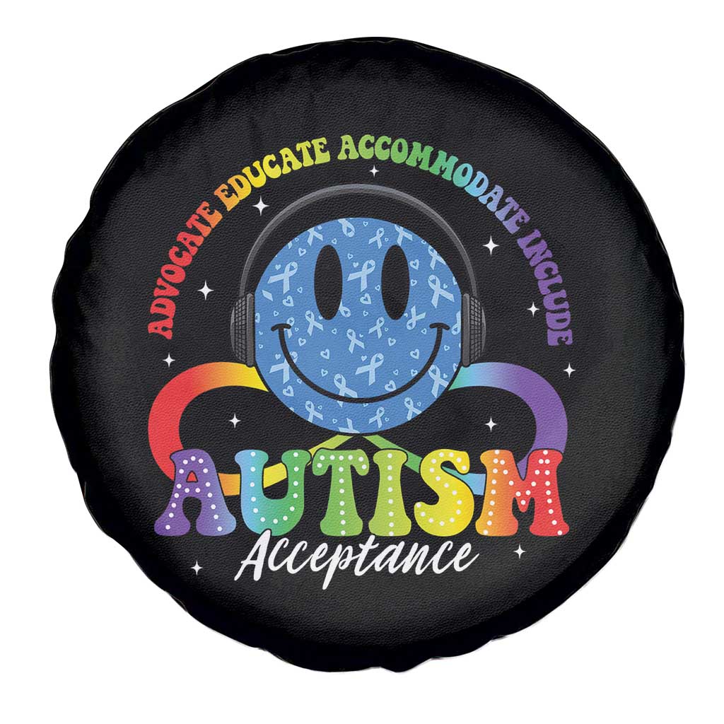 Autism Acceptance Spare Tire Cover Acceptance Special Education Teacher Kids TS14 Print Your Wear