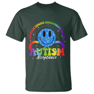 Autism Acceptance T Shirt Acceptance Special Education Teacher Kids TS14 Dark Forest Green Print Your Wear